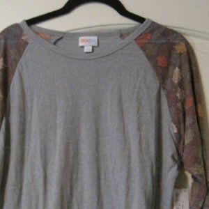 Lularoe Multicolored Leaves Randy Tee